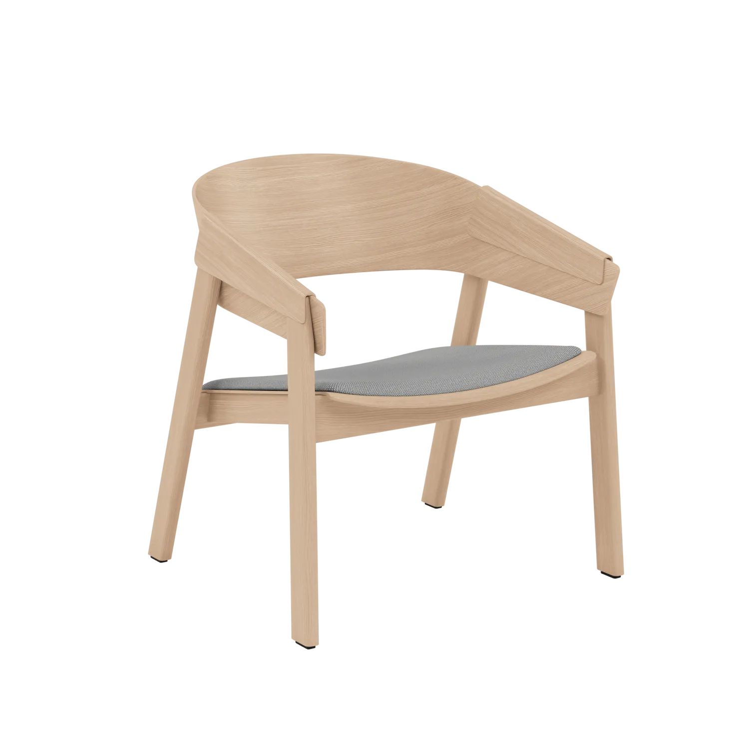 Der Cover Loungesessel von Muuto vereint skandinavische Handwerkskunst mit modernem Design. Ideal für private und berufliche Räume.