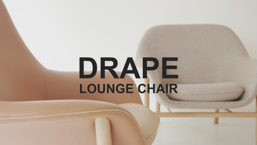 Drape Lounge Sessel Hoch mit Kopfstütze - KAQTU Design