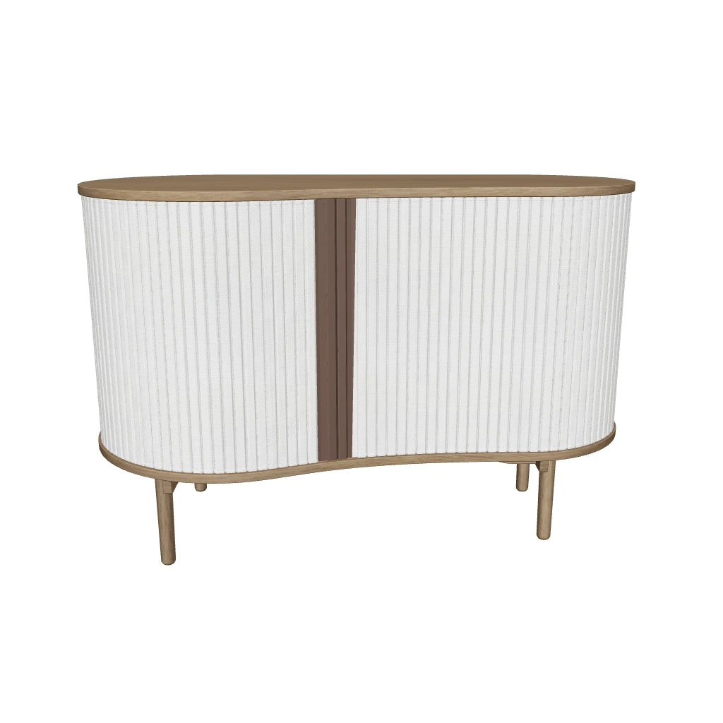 Modernes Umage Sideboard aus Eiche mit innovativem Stauraumkonzept.