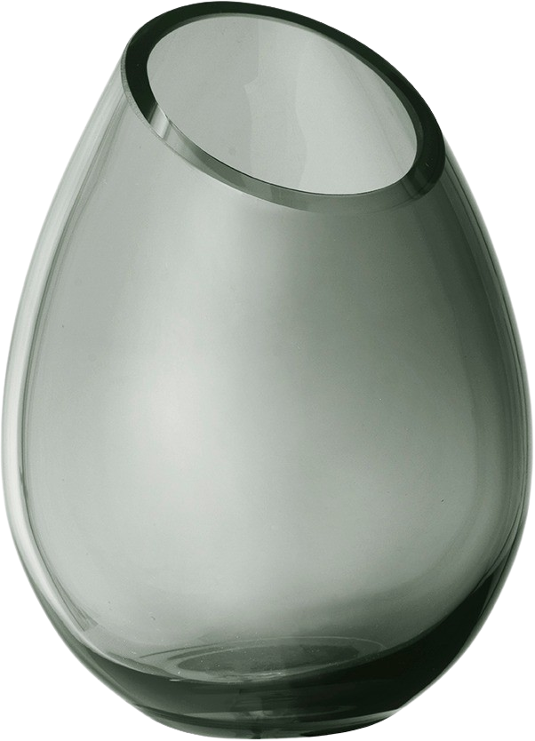 Vase DROP in smoke präsentiert im Onlineshop von KAQTU Design AG. Vase ist von e + h Services AG