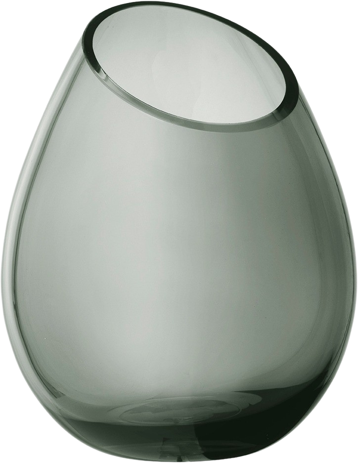 Vase DROP in smoke präsentiert im Onlineshop von KAQTU Design AG. Vase ist von e + h Services AG